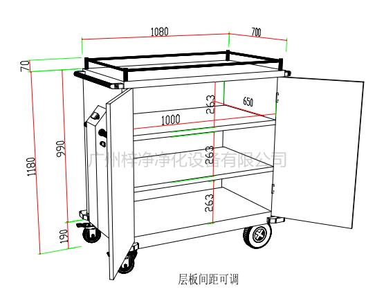 無菌物品運(yùn)送車、回收車、下送車、電動(dòng)運(yùn)送車、密封車設(shè)計(jì)圖